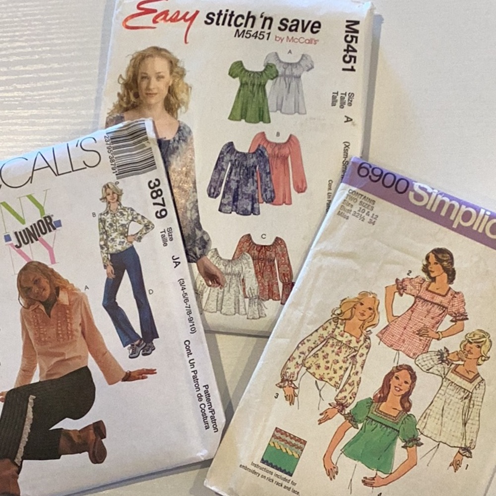Three Sewing Pattern